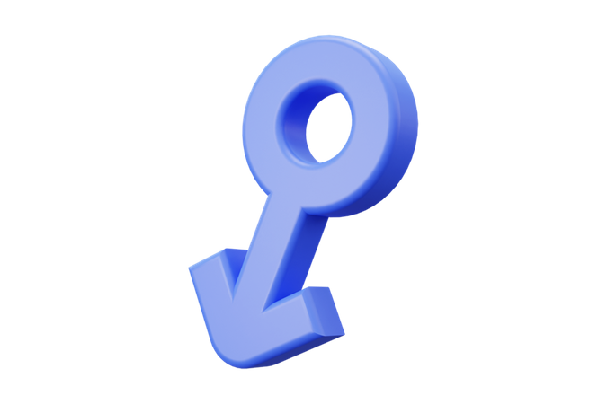Male Gender 3D Icon