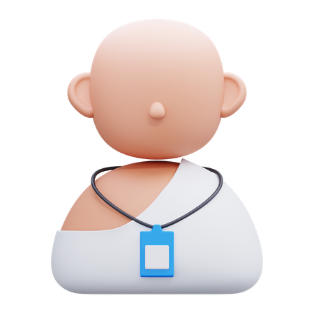 Male Hajj  3D Icon