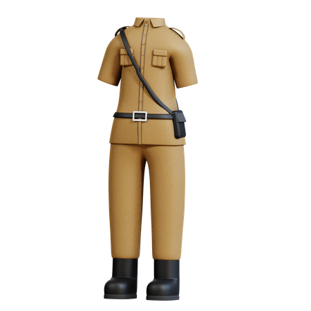 Male Hero Clothes  3D Icon