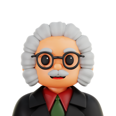 Male Judge  3D Icon
