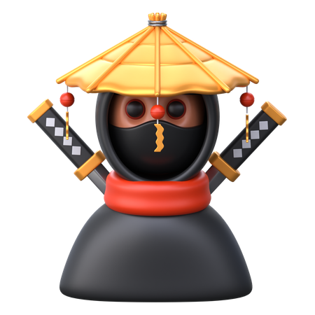 Male Ninja  3D Icon