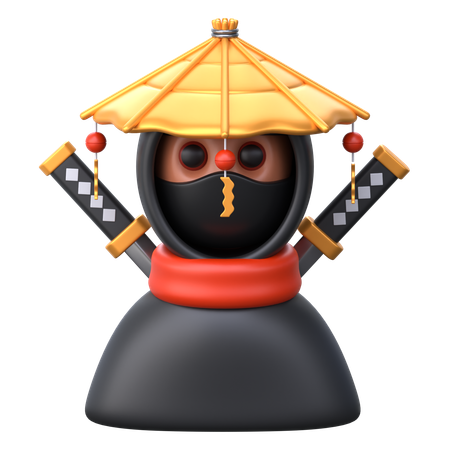 Male Ninja  3D Icon