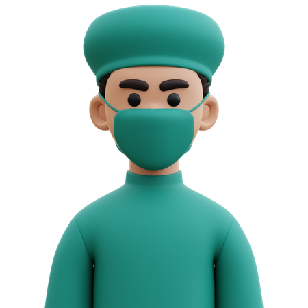 Male Nurse  3D Icon