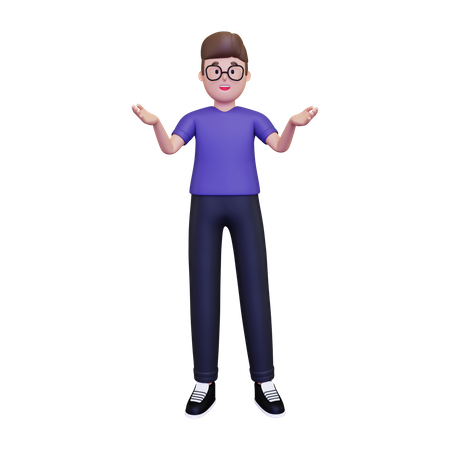 Male presenter  3D Icon