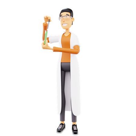 Male Professor  3D Icon