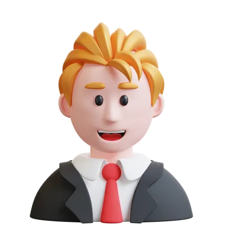 Male Receptionist  3D Icon