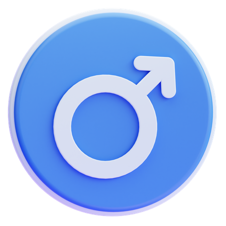 남성 표시  3D Icon