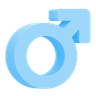3d male symbol emoji