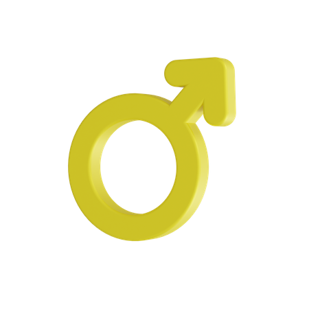 Male Sign  3D Icon