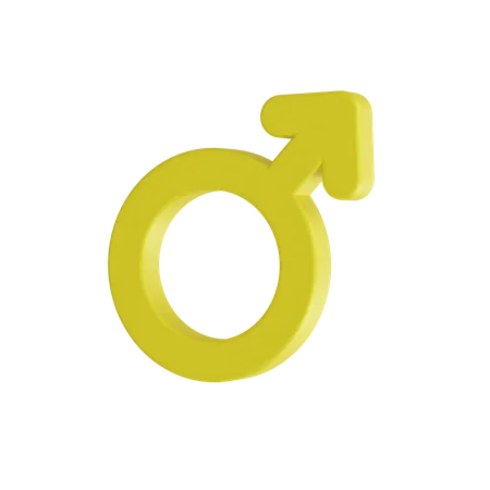 Male Sign  3D Icon