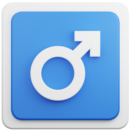 Male Sign 3D Icon