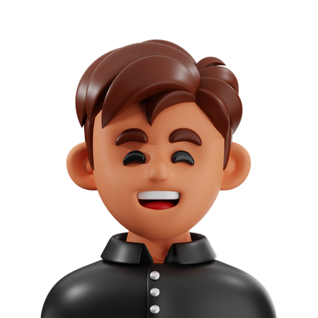 Male Student  3D Icon