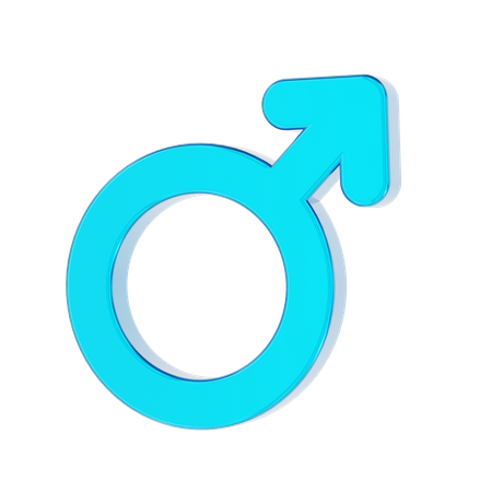 Male symbol  3D Icon