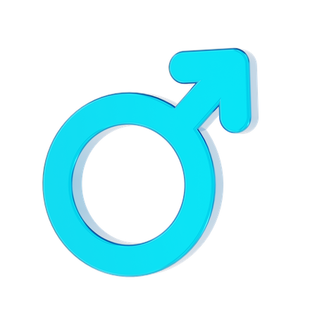 Male symbol  3D Icon