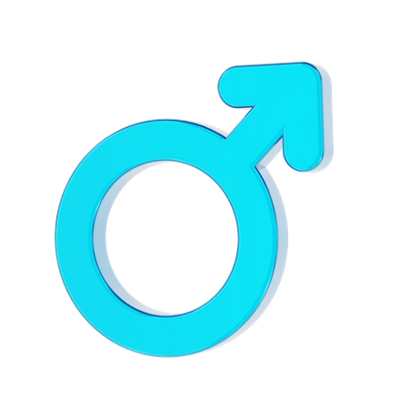 Male symbol 3D Icon