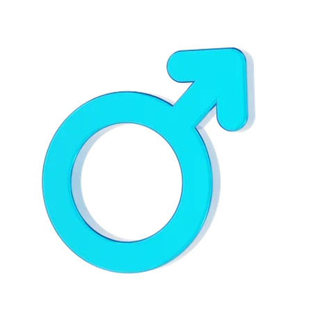 Male symbol 3D Icon