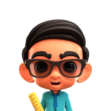 Male Teacher  3D Icon