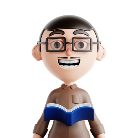 Male Teacher  3D Icon