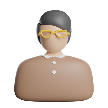 Male Teacher  3D Icon