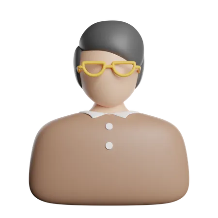 Male Teacher  3D Icon