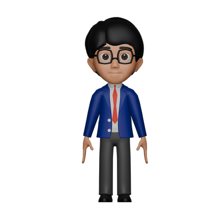 Male Teacher  3D Icon