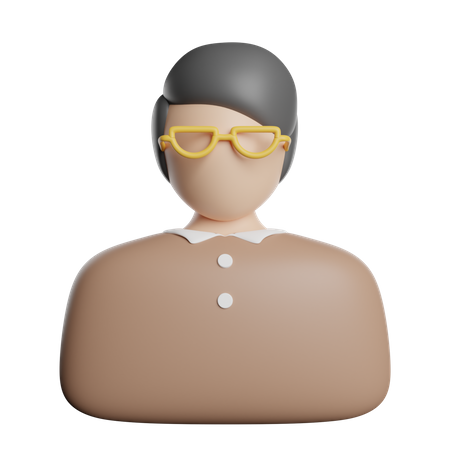 Male Teacher 3D Icon