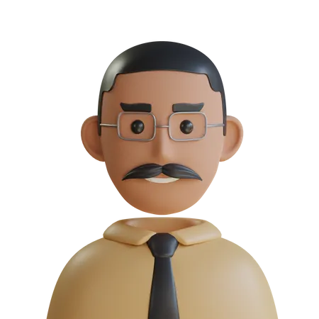 Male Teacher  3D Icon