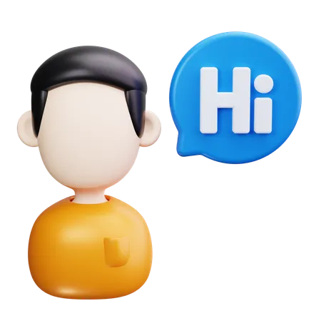 Male Translator  3D Icon