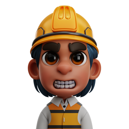 MALE WORKER  3D Icon