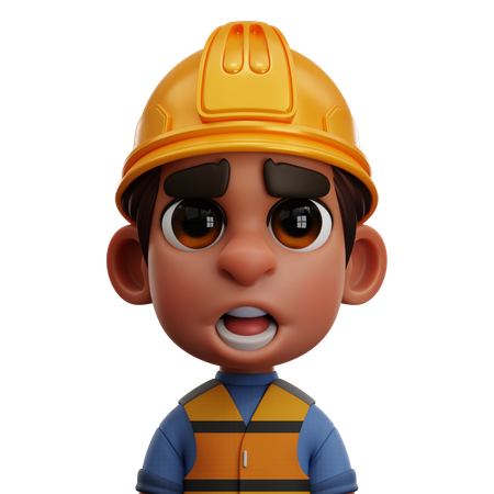 Male Worker  3D Icon