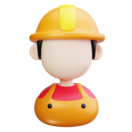 Male Worker  3D Icon