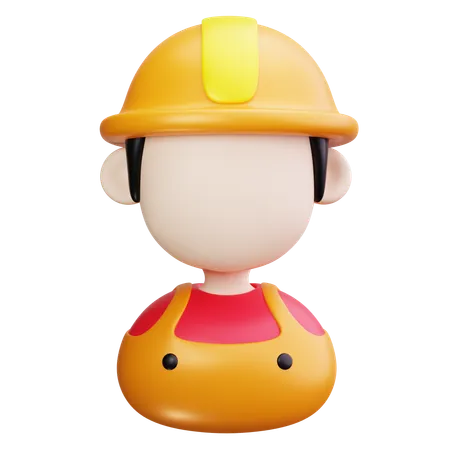 Male Worker  3D Icon