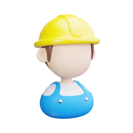 Male Worker  3D Icon