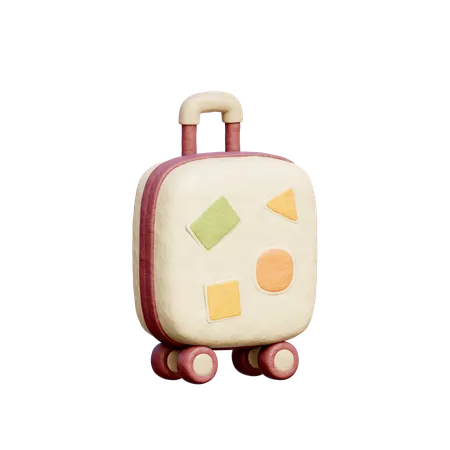 Maleta  3D Icon
