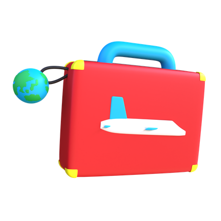 Maleta  3D Icon