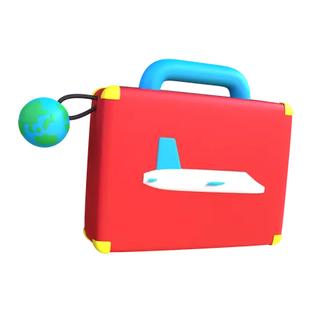 Maleta  3D Icon