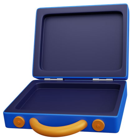 Maleta abierta  3D Icon