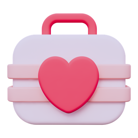 Maleta de amor  3D Icon