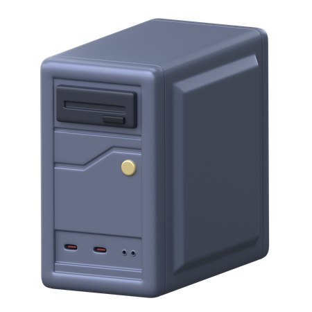 Gabinete de computador  3D Icon