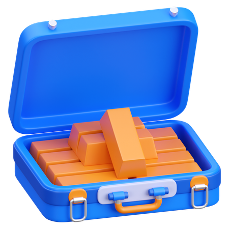 Pasta de ouro  3D Icon