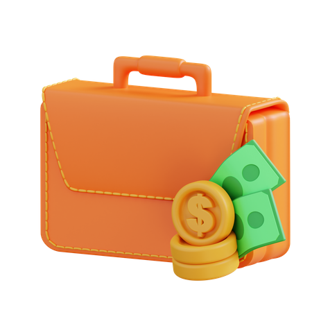 Maleta de dinero  3D Icon