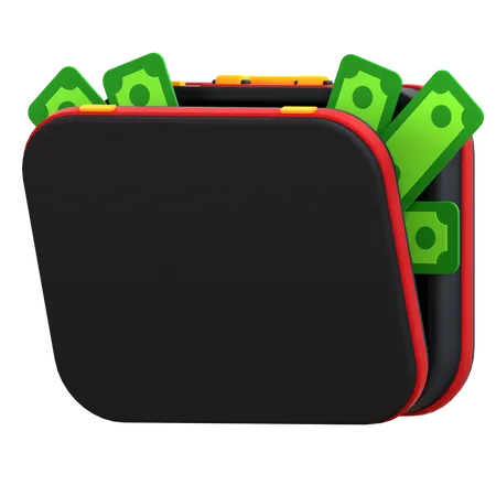 Maleta de dinero  3D Icon