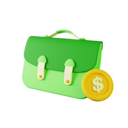 Maletín de dinero  3D Icon