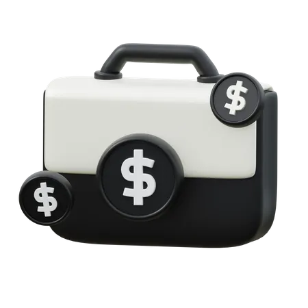 Maletín de dinero  3D Icon