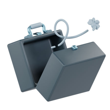 Maletín vacío  3D Icon