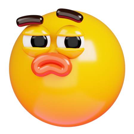 Emoji malheureux  3D Icon