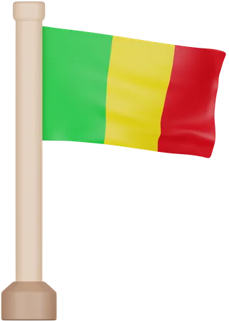 Mali Flag  3D Icon