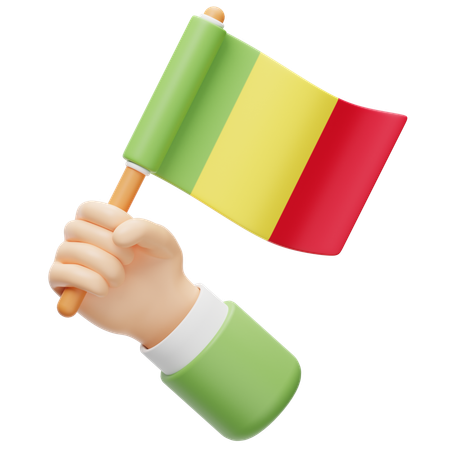 Mali Flag  3D Icon