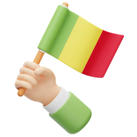 Mali Flag  3D Icon