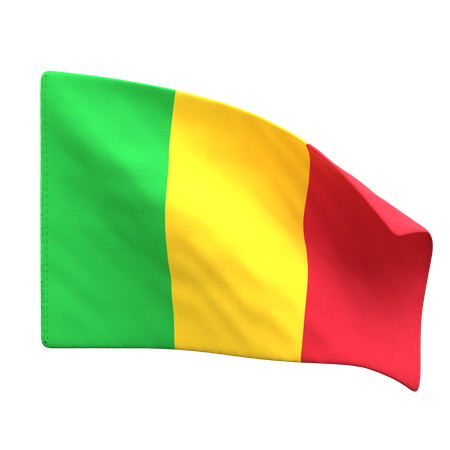 Mali Flag  3D Icon